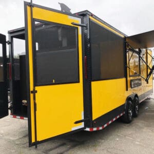 2025 Southern Dimensions 26' Yellow with Black Trim Concession Food Trailer (SDG-235)
